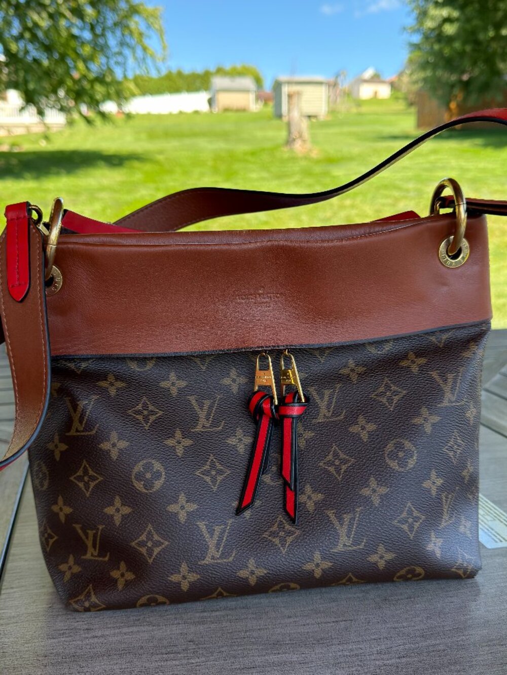 Very Used -New Louis Vuitton TUILERIES BESACE Bag